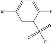 5-BROMO-2-FLUOROBENZENESULFONYL CHLORIDE Struktur