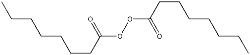 octanoyl peroxide Struktur