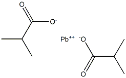 plumbous isobutyrate Struktur