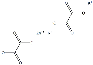 potassium zinc oxalate Struktur