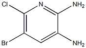 5-BROMO-6-CHLORO-2,3-DIAMINOPYRIDINE Struktur