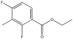 2,4-DIFLUORO-3-METHYLBENZOIC ACID ETHYL ESTER Struktur