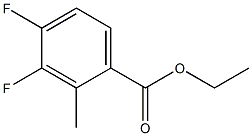 3,4-DIFLUORO-2-METHYLBENZOIC ACID ETHYL ESTER Struktur