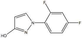 1-(2,4-DIFLUOROPHENYL)-3-HYDROXY-1H-PYRAZOLE Struktur