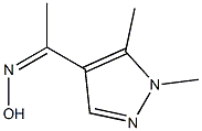 1-(1,5-DIMETHYL-1H-PYRAZOL-4-YL)ETHANONE OXIME Struktur