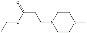 3-(4-METHYL-PIPERAZIN-1-YL)-PROPIONIC ACID ETHYLESTER, >98% Struktur