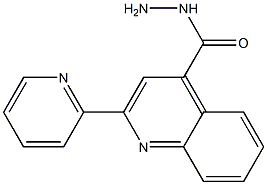 2-PYRIDIN-2-YLQUINOLINE-4-CARBOHYDRAZIDE Struktur