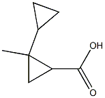 1-METHYL-1,1''-BI(CYCLOPROPYL)-2-CARBOXYLIC ACID Struktur