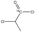 2-CHLOROPROPIONYL CHLORIDE [1-14C] Struktur