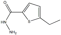 5-ETHYLTHIOPHENE-2-CARBOHYDRAZIDE Struktur