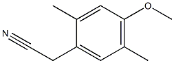 4-METHOXY-2, 5-DIMETHYLPHENYLACETONITRILE Struktur