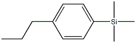 1-(TRIMETHYLSILYL)-4-N-PROPYLBENZENE 96% Struktur