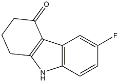 6-FLUORO-1,2,3,9-TETRAHYDRO-4H-CARBAZOL-4-ONE Struktur