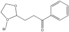 3''-BROMO-3-(1,3-DIOXOLAN-2-YL)PROPIOPHENONE 96% Struktur