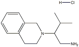 2-(3,4-DIHYDROISOQUINOLIN-2(1H)-YL)-3-METHYLBUTAN-1-AMINE HYDROCHLORIDE Struktur