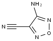 4-Amino-3-furazancarbonitrile Struktur