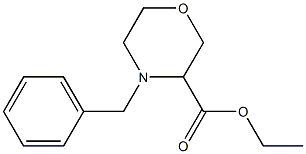 Ethyl 4-benzyl-3-morpholinecarboxylate Struktur