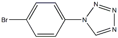 1-(4-Bromo-Phenyl)-1H-tetrazole Struktur