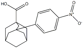 3-(4-NITROPHENYL)ADAMANTANECARBOXYLIC ACID Struktur