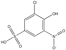 2-CHLORO-6-NITROPHENOL-4-SULFONIC ACID Struktur