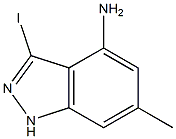 4-AMINO-3-IODO-6-METHYLINDAZOLE Struktur