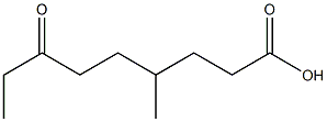 7-KETO-4-METHYLNONANOIC ACID Struktur