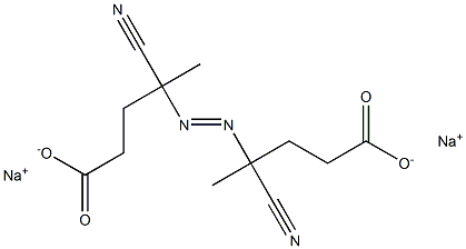 4,4''-AZOBIS(4-CYANOPENTANOIC ACID) SODIUM SALT Struktur