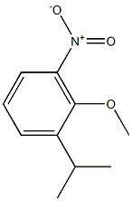 2-ISOPROPYL-6-NITRO ANISOLE Struktur