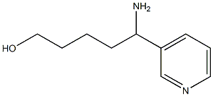 5-Amino-5-Pyridin-3-ylpentan-1-ol Struktur