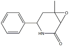 6-Methyl-4-Phenyl-7-Oxa-3-Azabicyclo[4.1.0]Heptan-2-One Struktur