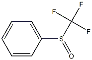 phenyl trifluoromethyl sulfoxide Struktur