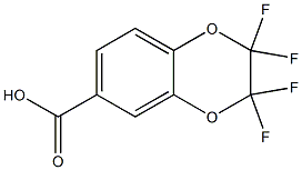 2,2,3,3-TETRAFLUORO-1,4-BENZODIOXANE-7-CARBOXYLIC ACID Struktur