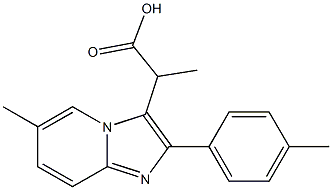 METHYL-[6-METHYL-2-(4-METHYL-PHENYL)-IMIDAZO-[1,2-A]PYRIDINE-3-YL]-ACETATE Struktur