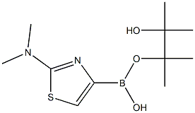 2-DIMETHYLAMINOTHIAZOLE-4-BORONIC ACID PINACOL ESTER Struktur