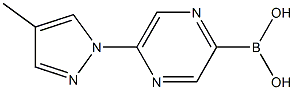 5-(4-METHYL-1H-PYRAZOL-1-YL)PYRAZINE-2-BORONIC ACID Struktur