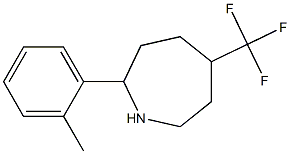 2-(2-METHYLPHENYL)-5-(TRIFLUOROMETHYL)AZEPANE Struktur