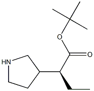 2-(S)-PYRROLIDIN-3-YL-BUTYRIC ACID TERT-BUTYL ESTER Struktur