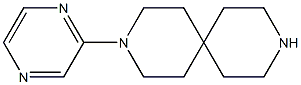 3-PYRAZIN-2-YL-3,9-DIAZASPIRO [5.5]UNDECANE Struktur