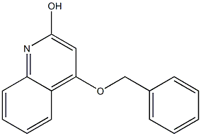 4-BENZYLOXY-QUINOLIN-2-OL Struktur