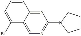 5-BROMO-2-PYRROLIDIN-1-YLQUINAZOLINE Struktur