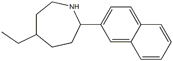 5-ETHYL-2-(2-NAPHTHYL)AZEPANE Struktur