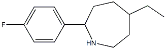 5-ETHYL-2-(4-FLUOROPHENYL)AZEPANE Struktur