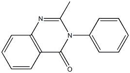 2-methyl-3-phenyl-3,4-dihydroquinazolin-4-one Struktur