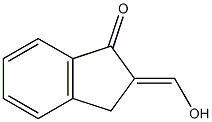 2-(hydroxymethylidene)indan-1-one Struktur