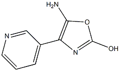 5-amino-4-(3-pyridinyl)-1,3-oxazol-2-ol Struktur