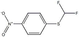 1-[(difluoromethyl)thio]-4-nitrobenzene Struktur