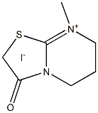 8-methyl-3-oxo-2,3,6,7-tetrahydro-5H-[1,3]thiazolo[3,2-a]pyrimidin-8-ium iodide Struktur