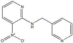 N2-(3-pyridylmethyl)-3-nitropyridin-2-amine Struktur