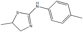 N2-(4-methylphenyl)-5-methyl-4,5-dihydro-1,3-thiazol-2-amine Struktur