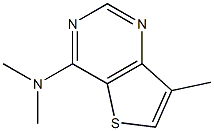 N4,N4,7-trimethylthieno[3,2-d]pyrimidin-4-amine Struktur